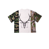 Deer Camo Split Tee