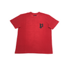 Textured Jersey SS Tee - Red
