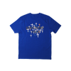 LIAM - Navy Old English Paradise - Tee