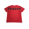 Textured Jersey SS Tee - Red